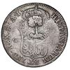 Image 2 : Costa Rica, 2 reales, female head / ceiba tree counterstamp (Type III, 1845) on a Madrid, Spain, bus