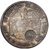 Image 2 : Costa Rica, 50 centavos, arms/lion double countermark (Type VII, 1889) on a Bogota, Colombia, 50 cen