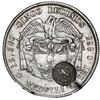 Image 2 : Costa Rica, 50 centavos, arms/lion double countermark (Type VII, 1889), on a Medellin, Colombia, 5 d