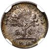 Image 2 : Costa Rica, 5 centavos, 1870 GW, NGC AU 58.