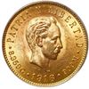 Image 1 : Cuba (struck at the Philadelphia Mint), gold 5 pesos, 1916, Jose Marti, PCGS MS62.