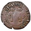 Image 2 : Santo Domingo, Dominican Republic, copper 4 maravedis, Charles-Joanna, assayer F to left, denominati