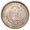 Image 2 : El Salvador, 1 peso, 1892-CAM, flag type, PCGS AU detail / cleaned.