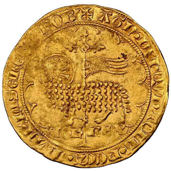 France (Paris mint), gold agnel d'or, Charles VI (1380-1422), NGC MS 60.