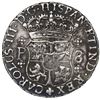 Image 2 : Guatemala, pillar 8 reales, Charles III, 1771 P, inverted N in HISPAN, ETIND as one word, very rare 