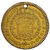 Image 2 : Guatemala, gold bust 2 escudos, Charles III, 1781 P, extremely rare, NGC VF details / holed, ex-Rudm