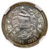 Image 2 : Guatemala, 2 reales, 1892, no star before date, very rare, NGC MS 65 ("top pop"), ex-Lissner.