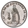 Image 1 : Guatemala, 1/4 quetzal, 1948, NGC MS 62.