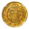 Image 2 : Mexico City, Mexico, gold bust 1 escudo, Ferdinand VII, 1809 HJ/TH, NGC AU 55.