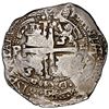 Image 2 : Brabant, Spanish Netherlands, 48 patards, "Golden Fleece" countermark (1652-72) on a Potosi, Bolivia