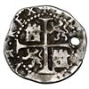 Image 2 : Panama, cob 1/2 real, Philip II, assayer oX to right, mintmark AP to left, extremely rare, NGC XF de