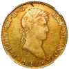 Image 1 : Lima, Peru, gold bust 8 escudos, Ferdinand VII, 1817 JP, NGC XF 40.