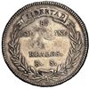 Image 2 : Philippines (under Spain), 8 reales, Isabel II, crowned "Y.II" countermark (Type VI, 1834-37) on a B
