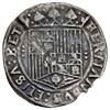 Image 2 : Seville, Spain, 1 real, Ferdinand-Isabel, assayer column of three dots flanking shield, mintmark S t