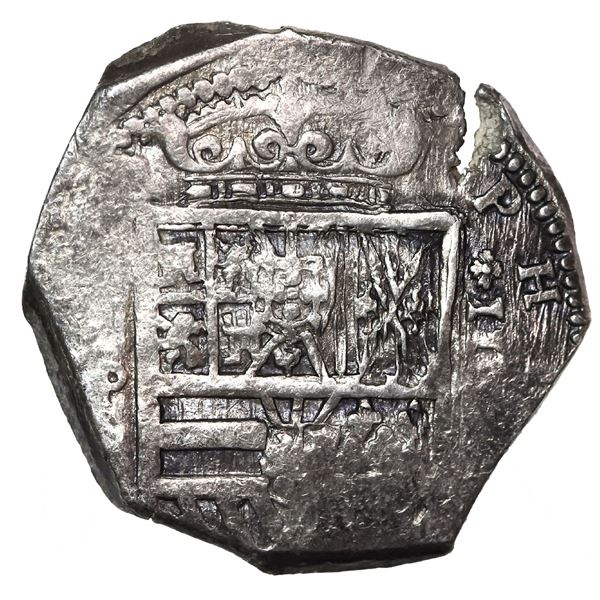 Toledo, Spain, cob 4 reales, 1626 P.