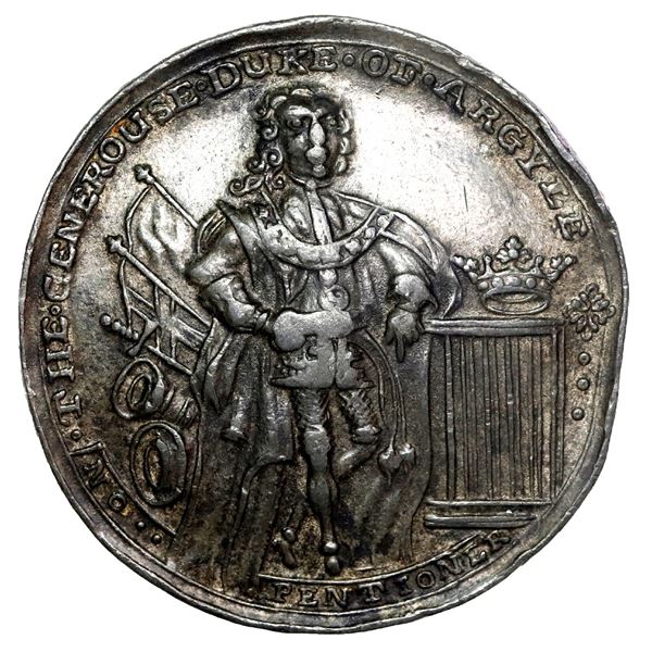 Great Britain, copper alloy Admiral Vernon medal, (ca. 1739), Argyll / Walpole and the Devil, very r
