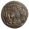 Image 2 : Great Britain, copper alloy Admiral Vernon medal, 1739, Vernon and Brown / Porto Bello, very rare, e