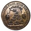 Image 2 : Great Britain, copper alloy Admiral Vernon medal, 1739, Vernon and Ogle and Wentworth / Porto Bello,