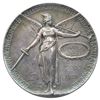 Image 2 : Venezuela (struck at the Philadelphia Mint), large silver medal, 1921, Simon Bolivar / Battle of Car