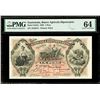 Image 1 : Guatemala, Banco Agricola Hipotecario, 1 peso, 30-6-1920, serial 1616473, PMG Choice UNC 64.