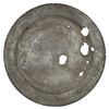 Image 1 : Pewter plate, intact except for a few holes, ex-1733 Fleet.