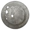 Image 2 : Pewter plate, intact except for a few holes, ex-1733 Fleet.