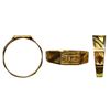 Image 1 : Gold ring with GIFT engraving, size 6-1/2, ex-SS Central America (1857).