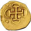 Image 2 : Seville, Spain, gold cob 2 escudos, Philip III, assayer B, NGC XF details / test cut.