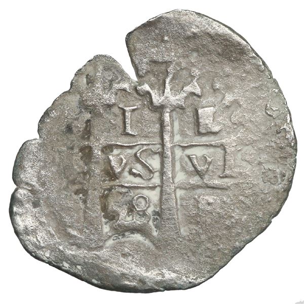 Potosi, Bolivia, cob 1 real, 1658 E.