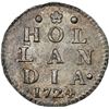 Image 2 : Holland, United Netherlands, 2 stuivers, 1724, NGC UNC details / saltwater damage / Akerendam (Shipw