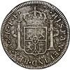 Image 2 : Mexico City, Mexico, bust 2 reales, Charles III, 1783 FF, NGC XF details / saltwater damage / El Caz