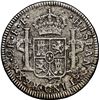 Image 2 : Mexico City, Mexico, bust 2 reales, Charles III, 1783 FF, NGC XF details / saltwater damage / El Caz