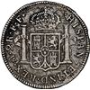 Image 2 : Mexico City, Mexico, bust 2 reales, Charles III, 1783 FF, NGC XF details / saltwater damage / El Caz