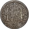 Image 2 : Mexico City, Mexico, bust 2 reales, Charles III, 1783 FF, NGC XF details / saltwater damage / El Caz