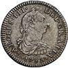 Image 1 : Mexico City, Mexico, bust 1 real, Charles III, 1783 FF, NGC AU details / saltwater damage / El Cazad