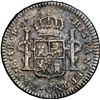 Image 2 : Mexico City, Mexico, bust 1 real, Charles III, 1783 FF, NGC AU details / saltwater damage / El Cazad