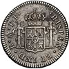 Image 2 : Mexico City, Mexico, bust 1/2 real, Charles III, 1783 FF, NGC AU details / saltwater damage / El Caz