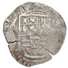 Image 1 : Mexico City, Mexico, cob 8 reales, Philip II or III, assayer not visible.