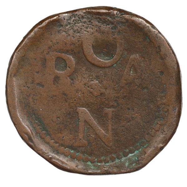Oran, Algeria (Spanish Occupation), copper 8 maravedis, Philip III, date not visible (1618), struck 