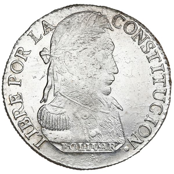 Potosi, Bolivia, 4 soles, 1830 JL.