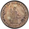 Image 2 : La Paz, Bolivia, 1 sol monetary medal, 1857, Linares, standing Minerva, PCGS AU58, ex-Whittier.