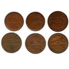 Image 2 : Lot of six Montreal, Canada, copper tokens: one half penny, 1830, James Duncan & Co, ex-Oppenheim; o