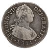 Image 1 : Popayan, Colombia, bust 2 reales, Ferdinand VII (bust of Charles IV), 1811 JF.