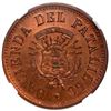 Image 1 : San Jose, Costa Rica, copper 2 centavos token, late 1800s, Juan Hernandez (Hacienda del Patalillo), 