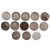 Image 2 : Lot of thirteen Mexico City, Mexico, pillar 1R, Philip V and Ferdinand VI, various dates and assayer