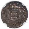 Image 1 : Mexico City, Mexico, pillar 1/2 real, Ferdinand VI, 1752 M, NGC XF 45.