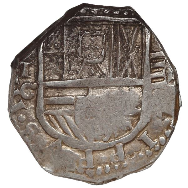 Toledo, Spain, cob 4 reales, Philip III, assayer C.