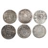 Image 1 : Lot of six Spanish 2R "pistareens," Philip V and Charles III, various mints and dates and assayers.