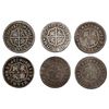 Image 2 : Lot of six Spanish 1R "half pistareens," Philip V and Ferdinand VI, various mints and dates and assa