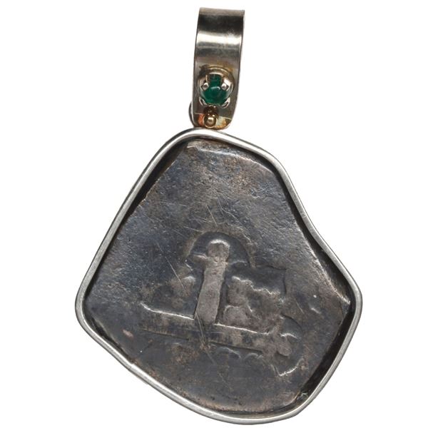 Mexico City, Mexico, cob 4 reales, Philip V, assayer not visible (late 1720s), ex-Rooswijk (1739), m